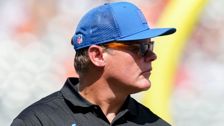 Indianapolis Colts general manager Chris Ballard leaves the field Saturday, Aug. 23, 2025, during a game against the Cincinnati Bengals at Paycor Stadium in Cincinnati. Indianapolis Colts general manager Chris Ballard leaves the field Saturday, Aug. 23, 2025, during a game against the Cincinnati Bengals at Paycor Stadium in Cincinnati.