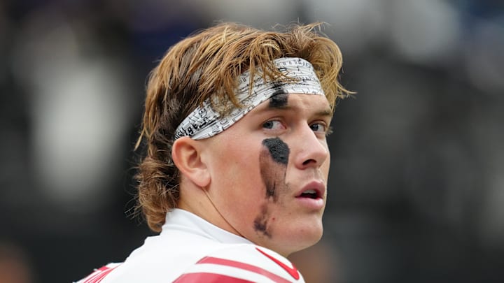 New York Giants quarterback Jaxson Dart 