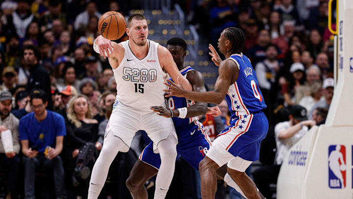 Denver Nuggets center Nikola Jokic is a great player prop target on Friday.