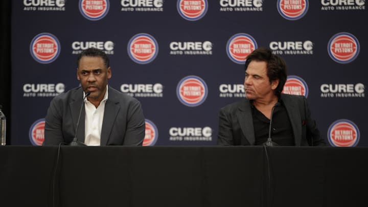Jun 13, 2023; Detroit, MI, USA; Troy Weaver general manager of the Detroit Pistons 