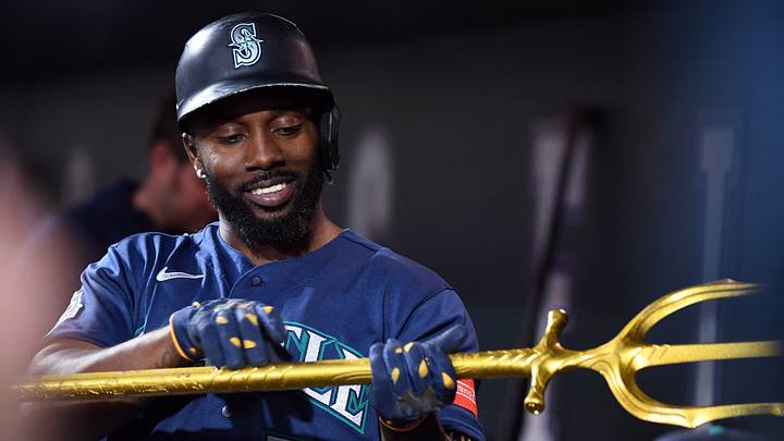 Sep 19, 2026; Denver, Colorado, USA; Seattle Mariners outfielder Randy Arozarena (56) celebrates after a home run in the third inning against the Colorado Rockies at Coors Field. Mandatory Credit: Christopher Hanewinckel-Imagn Images Sep 19, 2026; Denver, Colorado, USA; Seattle Mariners outfielder Randy Arozarena (56) celebrates after a home run in the third inning against the Colorado Rockies at Coors Field. Mandatory Credit: Christopher Hanewinckel-Imagn Images