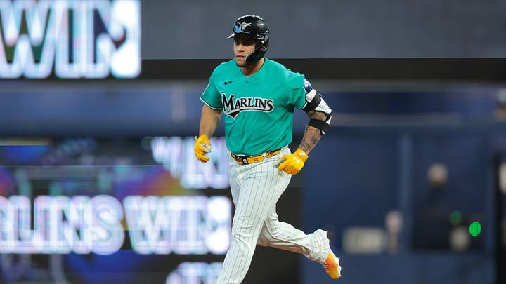 Miami Marlins designated hitter Agustín Ramírez rounds the bases Mandatory Credit: Sam Navarro-Imagn Images Miami Marlins designated hitter Agustín Ramírez rounds the bases Mandatory Credit: Sam Navarro-Imagn Images