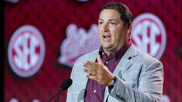 Jul 23, 2026; Tampa, FL, USA; Mississippi State Bulldogs head coach Jeff Lebby speaks to the press during SEC Football Kickoff Media Day at the Tampa Marriott. Mandatory Credit: Nathan Ray Seebeck-Imagn Images Jul 23, 2026; Tampa, FL, USA; Mississippi State Bulldogs head coach Jeff Lebby speaks to the press during SEC Football Kickoff Media Day at the Tampa Marriott. Mandatory Credit: Nathan Ray Seebeck-Imagn Images