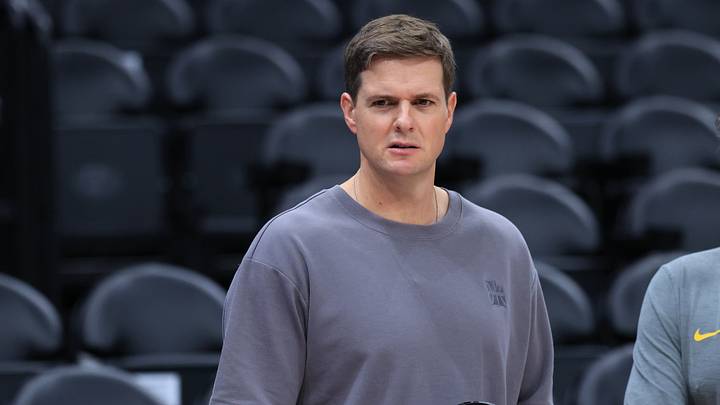 Oct 25, 2026; Salt Lake City, Utah, USA; Utah Jazz head coach Will Hardy watches the team warm up prior to a game against the Los Angeles Lakers at Delta Center. Mandatory Credit: Rob Gray-Imagn Images Oct 25, 2026; Salt Lake City, Utah, USA; Utah Jazz head coach Will Hardy watches the team warm up prior to a game against the Los Angeles Lakers at Delta Center. Mandatory Credit: Rob Gray-Imagn Images