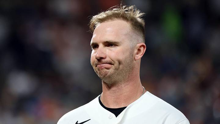 May 12, 2026; Baltimore, Maryland, USA; Baltimore Orioles first baseman Pete Alonso (25) looks on during the eighth inning against the New York Yankees at Oriole Park at Camden Yards. Mandatory Credit: Daniel Kucin Jr.-Imagn Images