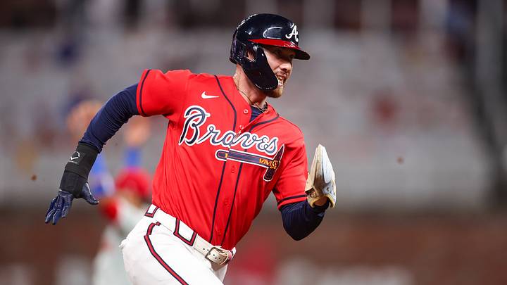 Sep 11, 2026; Atlanta, Georgia, USA; Atlanta Braves pinch runner DaShawn Keirsey Jr. (49) scores a run against the Philadelphia Phillies in the ninth inning at Truist Park. Mandatory Credit: Brett Davis-Imagn Images Sep 11, 2026; Atlanta, Georgia, USA; Atlanta Braves pinch runner DaShawn Keirsey Jr. (49) scores a run against the Philadelphia Phillies in the ninth inning at Truist Park. Mandatory Credit: Brett Davis-Imagn Images