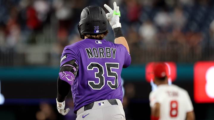Connor Norby celebrates after hitting a grand slam against the Washington Nationals Credit: Daniel Kucin Jr.-Imagn Images Connor Norby celebrates after hitting a grand slam against the Washington Nationals Credit: Daniel Kucin Jr.-Imagn Images