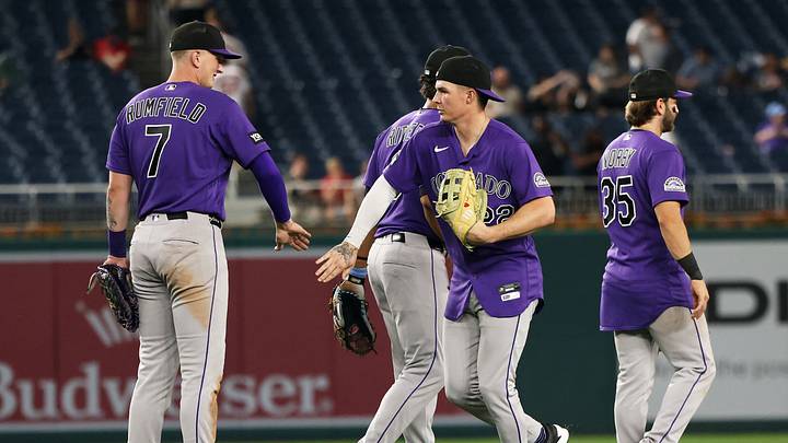 Colorado Rockies players Credit: Daniel Kucin Jr.-Imagn Images Colorado Rockies players Credit: Daniel Kucin Jr.-Imagn Images