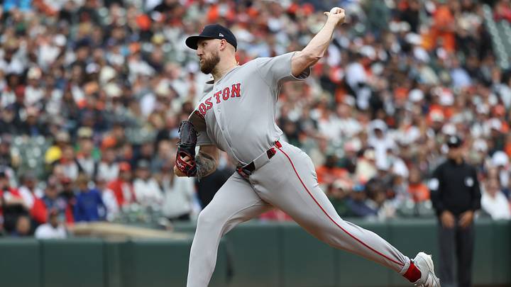 Apr 25, 2026; Baltimore, Maryland, USA; Boston Red Sox pitcher Garrett Crochet (35) throws during the first inning against the Baltimore Orioles at Oriole Park at Camden Yards. Mandatory Credit: Daniel Kucin Jr.-Imagn Images Apr 25, 2026; Baltimore, Maryland, USA; Boston Red Sox pitcher Garrett Crochet (35) throws during the first inning against the Baltimore Orioles at Oriole Park at Camden Yards. Mandatory Credit: Daniel Kucin Jr.-Imagn Images