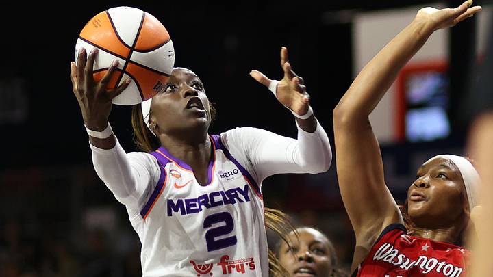The Mercury are favored against the Fire on Sunday night. The Mercury are favored against the Fire on Sunday night.