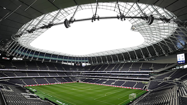 Tottenham Hotspur Stadium ahead of the game against Everton 