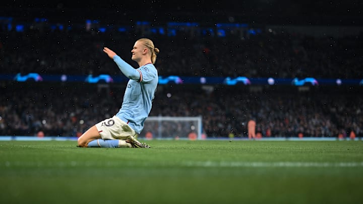 Haaland marcou cinco vezes e foi o grande destaque desta fase da competição