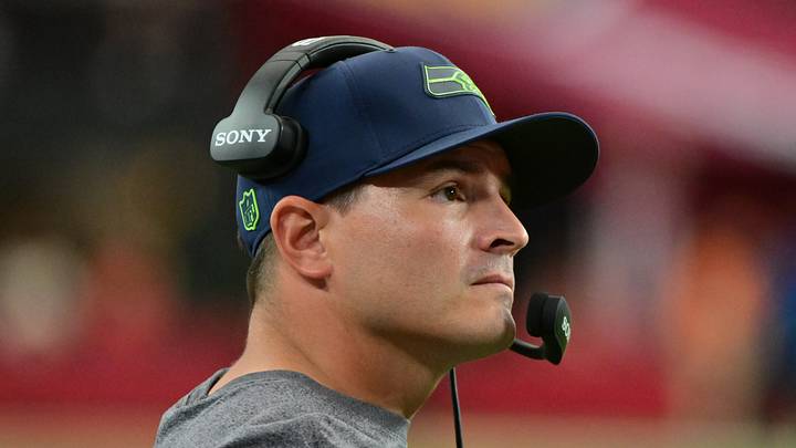 Seattle Seahawks head coach Mike Macdonald looks on from the sidelines Seattle Seahawks head coach Mike Macdonald looks on from the sidelines