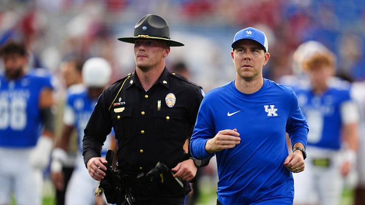Kentucky head coach Will Stein looks up towards the scoreboard after Alabama came from behind to beat Kentucky 45-17 Saturday, Sept. 12, 2026 in Lexington, Kentucky. Kentucky head coach Will Stein looks up towards the scoreboard after Alabama came from behind to beat Kentucky 45-17 Saturday, Sept. 12, 2026 in Lexington, Kentucky.