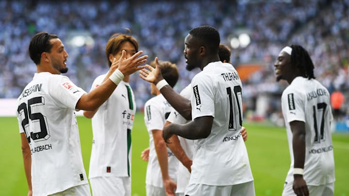 Ramy Bensebaini und Marcus Thuram