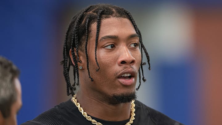 Carolina Panthers safety Isaiah Simmons 