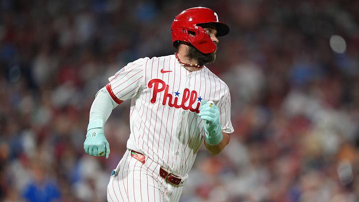 Bryce Harper and the Phillies are home favorites against the Brewers. Bryce Harper and the Phillies are home favorites against the Brewers.