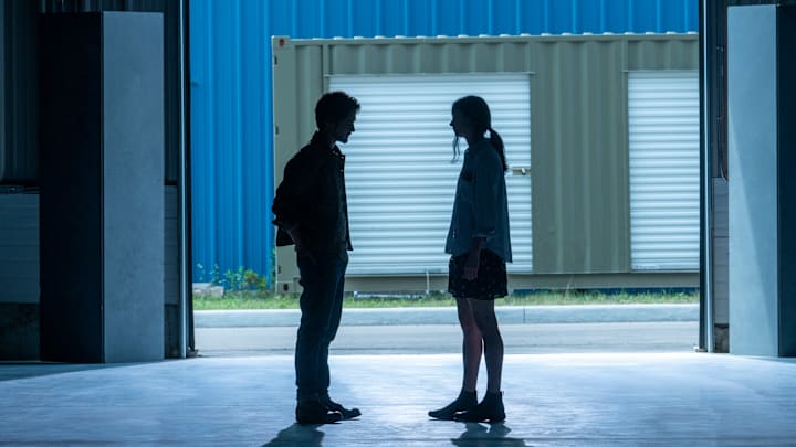Avan Jogia as Jack and Krysten Ritter as Lucy - Orphan Black: Echoes _ Season 1, Episode 1 - Photo Credit: Sophie Giraud/AMC