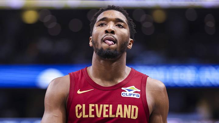 Cleveland Cavaliers guard Donovan Mitchell. Cleveland Cavaliers guard Donovan Mitchell.
