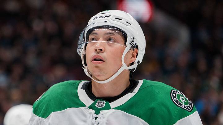 Dallas Stars forward Jason Robertson (21) Dallas Stars forward Jason Robertson (21)