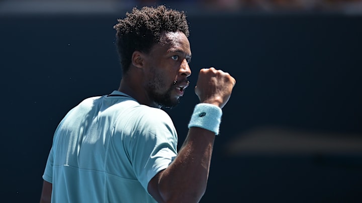 Monfils held off Mpetshi Perricard in a five-set thriller in the first round of the Australian Open.
