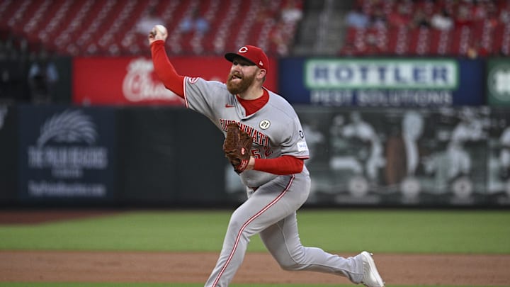 Cincinnati Reds pitcher Zack Littel