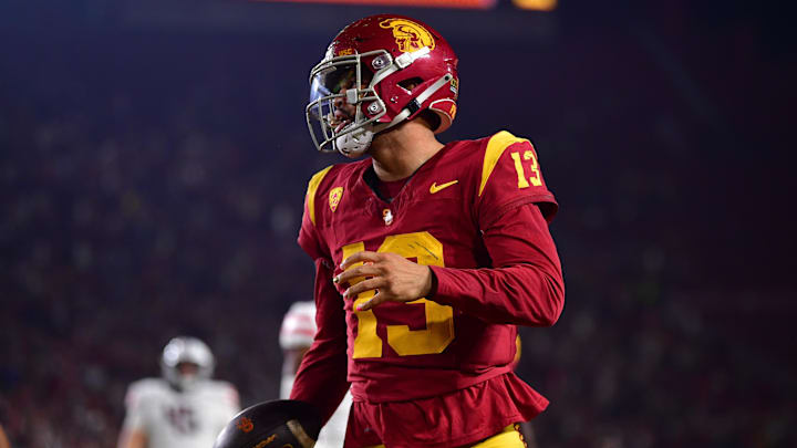 Southern California Trojans quarterback Caleb Williams