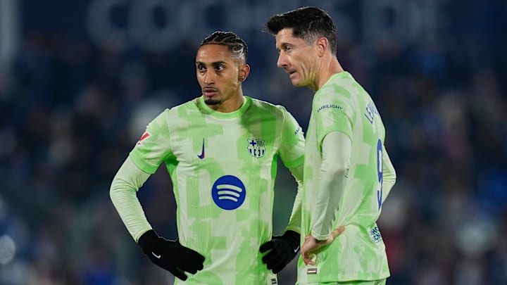 Raphinha e Lewandowski são os principais líderes do Barcelona