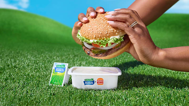 Burger King and Hidden Valley Ranch Big Dip Cup