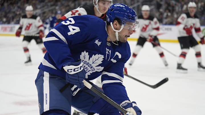 Toronto Maple Leafs forward Auston Matthews (34): John E. Sokolowski-Imagn Images