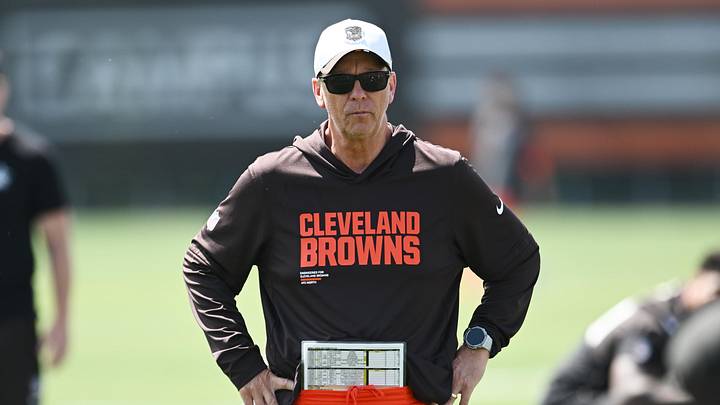 Jun 11, 2026; Berea, OH, USA; Cleveland Browns head coach Todd Monken watches during minicamp at CrossCountry Mortgage Campus. Mandatory Credit: Ken Blaze-Imagn Images Jun 11, 2026; Berea, OH, USA; Cleveland Browns head coach Todd Monken watches during minicamp at CrossCountry Mortgage Campus. Mandatory Credit: Ken Blaze-Imagn Images
