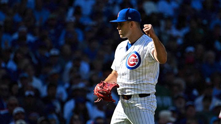 Sep 24, 2026; Chicago, Illinois, USA; Chicago Cubs pitcher Matthew Boyd (16) pumps his fist after closing out the sixth inning against the Miami Marlins at Wrigley Field. Mandatory Credit: Matt Marton-Imagn Images Sep 24, 2026; Chicago, Illinois, USA; Chicago Cubs pitcher Matthew Boyd (16) pumps his fist after closing out the sixth inning against the Miami Marlins at Wrigley Field. Mandatory Credit: Matt Marton-Imagn Images