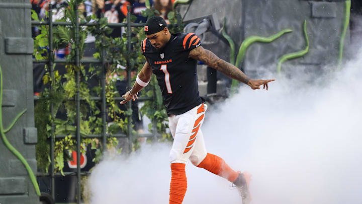 Cincinnati Bengals wide receiver Ja'Marr Chase. Cincinnati Bengals wide receiver Ja'Marr Chase.