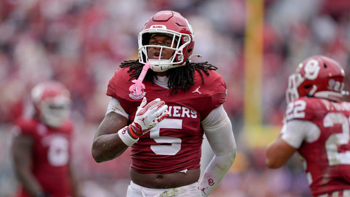 The versatile linebacker spent time at Oklahoma and Oklahoma State before being drafted by Atlanta in the fourth round.