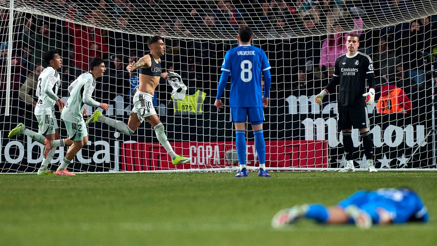 Las 5 peores derrotas del Real Madrid en la Copa del Rey en el siglo XXI