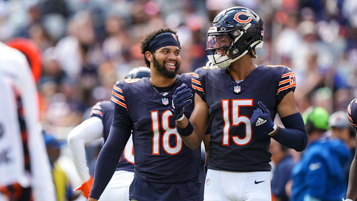 Caleb Williams and Rome Odunze are ready to put on a rookie show at Tottenham Hotsput Stadium.