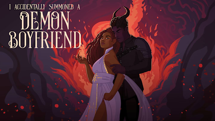I Accidentally Summoned a Demon Boyfriend by Jessica Cage. Image Credit to Jessica Cage