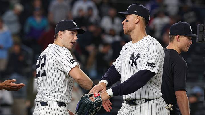 New York Yankees first baseman Ben Rice (left) could be instrumental in helping the team make a run towards the World Series. New York Yankees first baseman Ben Rice (left) could be instrumental in helping the team make a run towards the World Series.