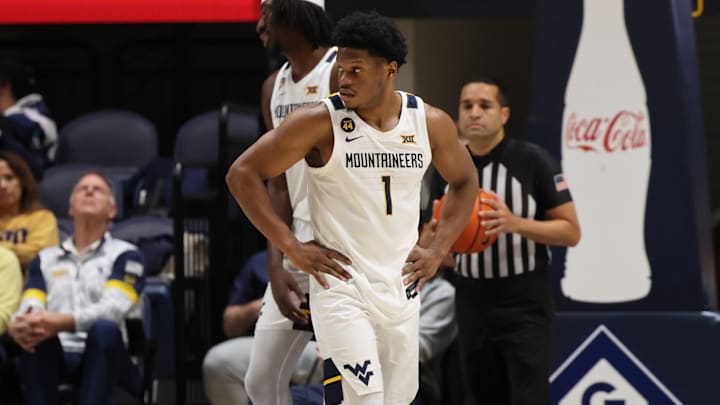 West Virginia University guard Joseph Yesufu West Virginia University guard Joseph Yesufu