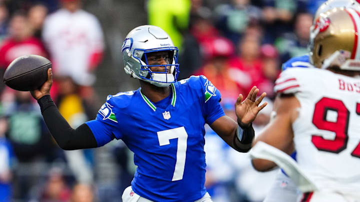 Geno Smith of the Seattle Seahawks