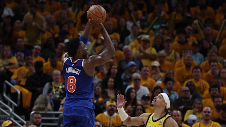 New York Knicks forward OG Anunoby on May 25, 2025.