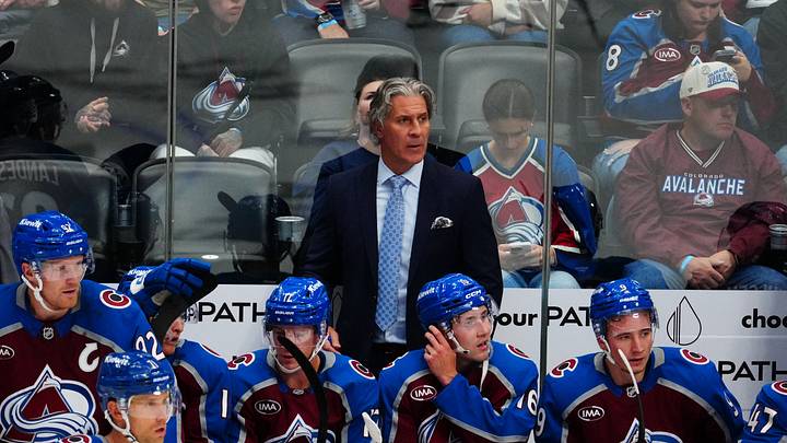Sep 25, 2026; Denver, Colorado, USA; Colorado Avalanche head coach Jared Bednar during the third period against the Winnipeg Jets at Ball Arena. Mandatory Credit: Ron Chenoy-Imagn Images Sep 25, 2026; Denver, Colorado, USA; Colorado Avalanche head coach Jared Bednar during the third period against the Winnipeg Jets at Ball Arena. Mandatory Credit: Ron Chenoy-Imagn Images
