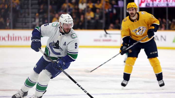 The Vancouver Canucks are set to face the Nashville Predators in the first round of the playoffs.