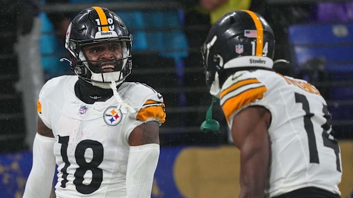  Pittsburgh Steelers wide receiver Deontae Johnson (18)