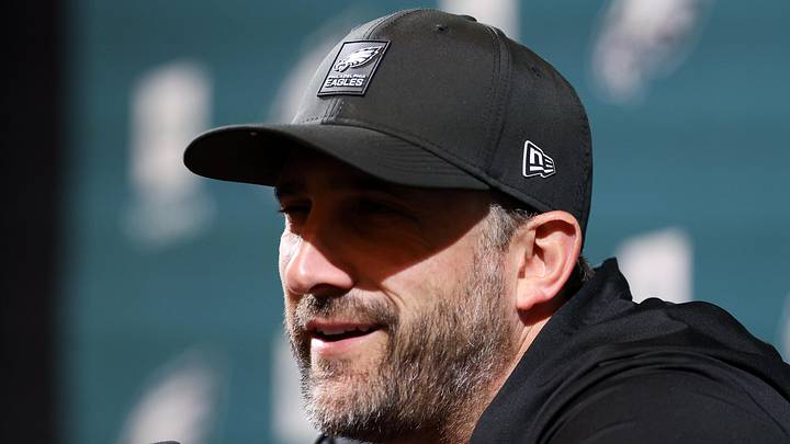 Jun 10, 2026; Philadelphia, PA, USA; Philadelphia Eagles head coach Nick Sirianni speaks with the media during minicamp at Jefferson Health Training Complex. Jun 10, 2026; Philadelphia, PA, USA; Philadelphia Eagles head coach Nick Sirianni speaks with the media during minicamp at Jefferson Health Training Complex.