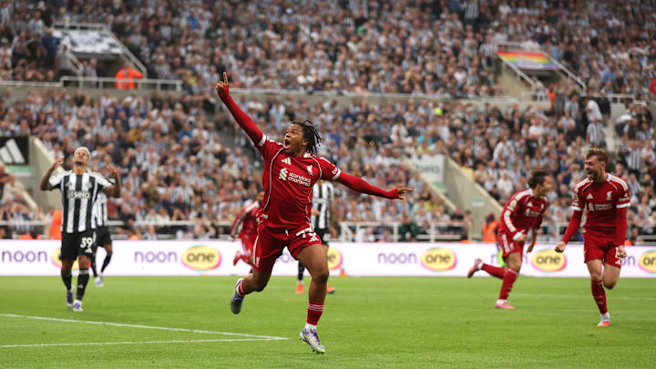 Rio Ngumoha was the unlikely winner for Liverpool against Newcastle.