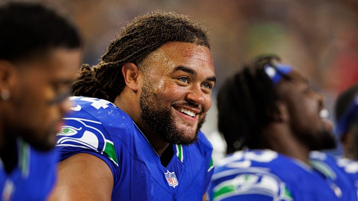 Mike Morris of the Seattle Seahawks