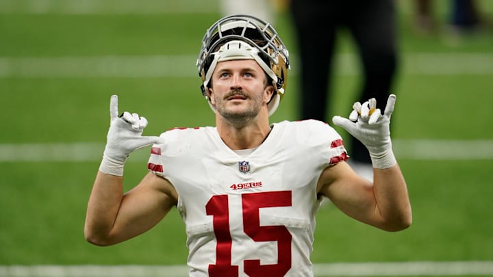 San Francisco 49ers wide receiver Trent Taylor (15)