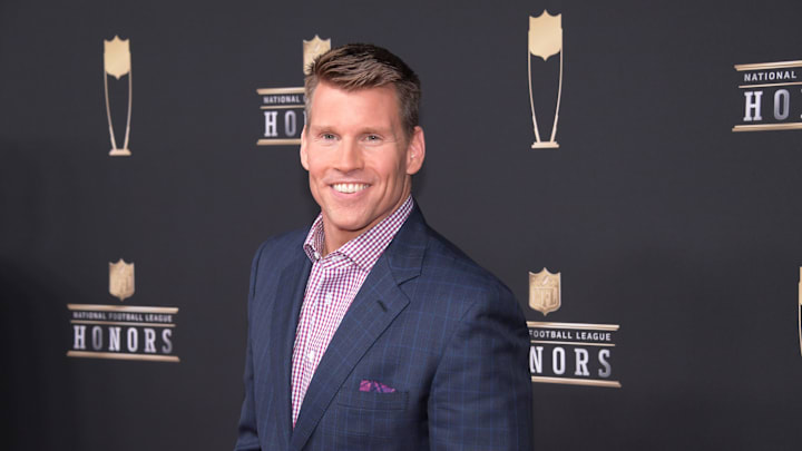 Scott Hanson during red carpet arrivals for the NFL Honors show at the Fox Theatre.