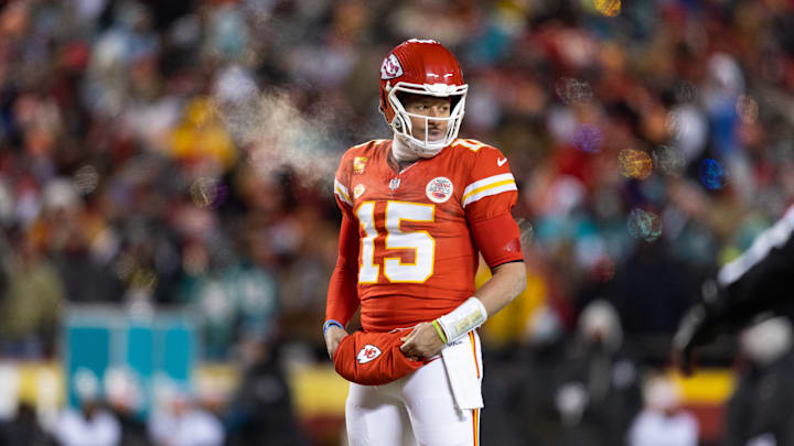Patrick Mahomes will play his first career road playoff game on Sunday